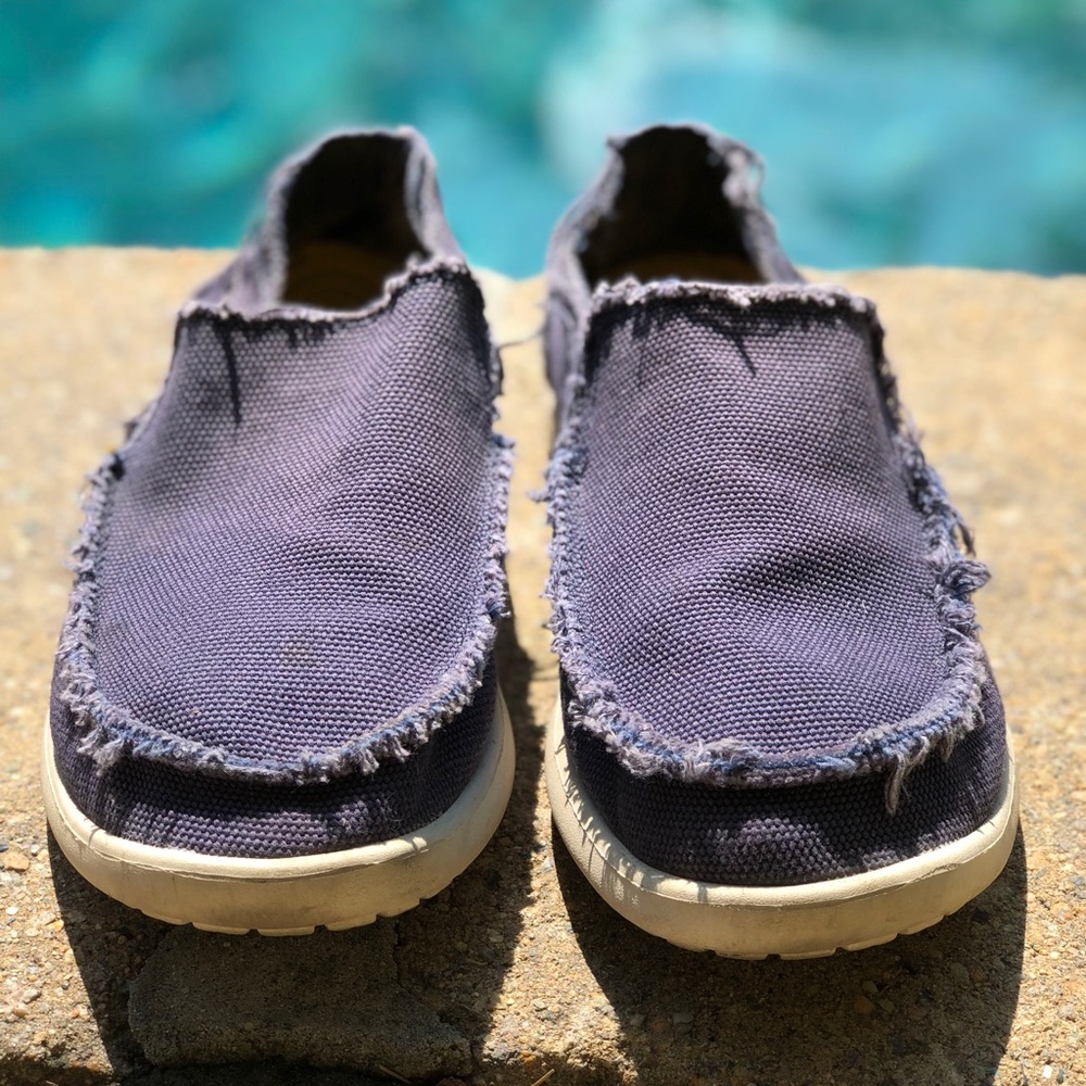 CROCS MEN’S CANVAS BOAT SHOES